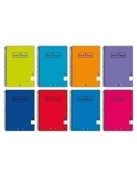 BLOC PAPYRUS UNICLAS PP Fº 80h LISO SURT - Pack de 5 unidades